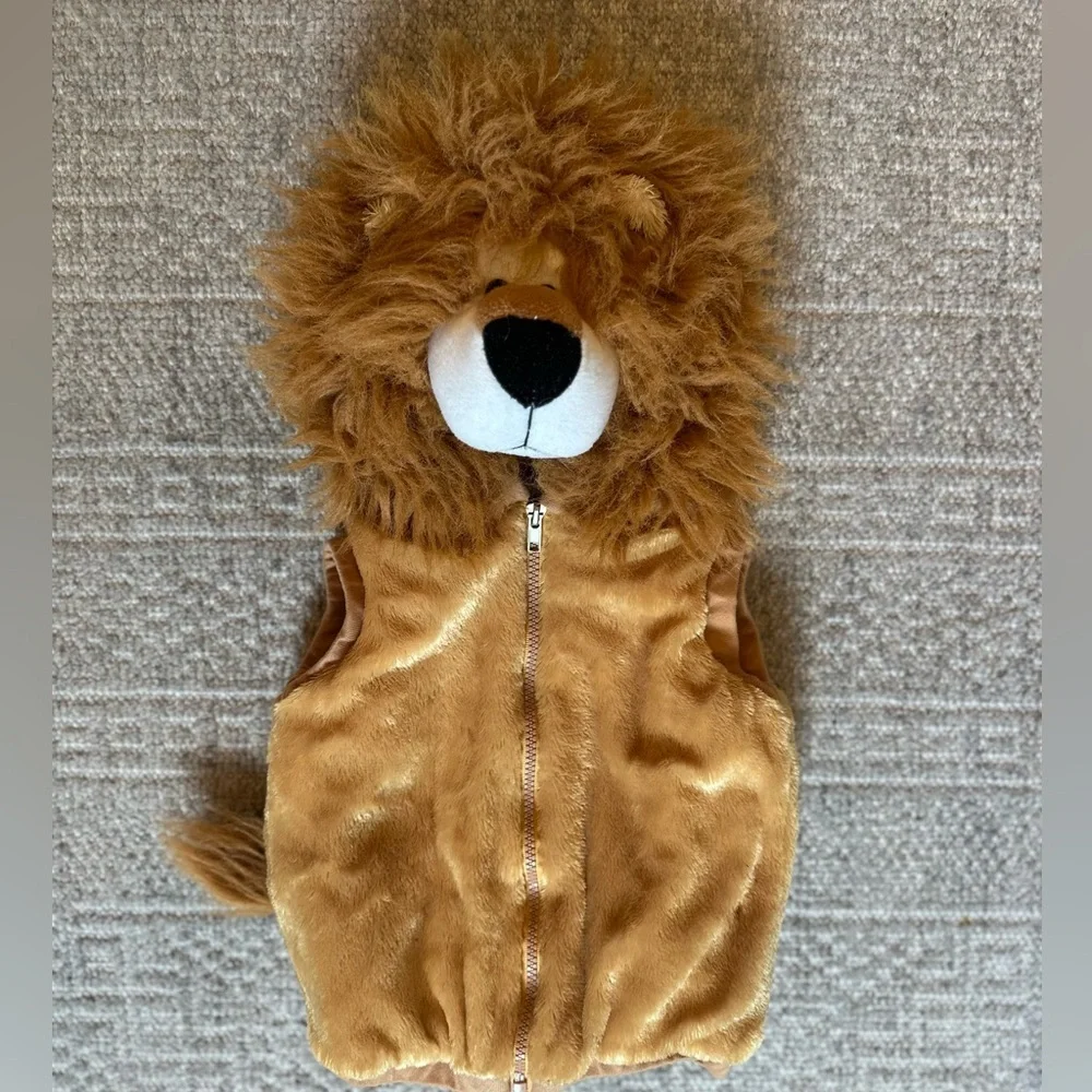 Chrisha lion costume size 18 to 36 months.  VGUC
